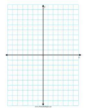 Printable Axis Graph Paper 0.5 Inch