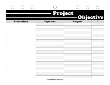 BW Student Planner Project Objective