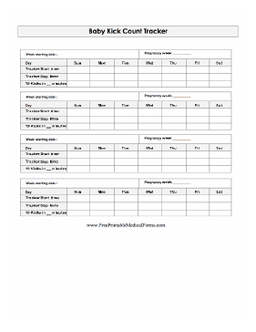 Baby Kick Count Tracker