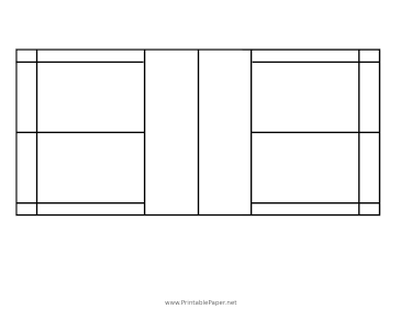 Printable Badminton Court Diagram