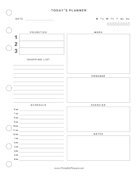 Basic Daily Planner