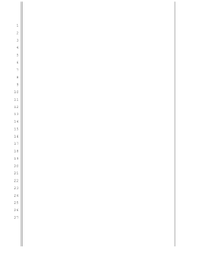 Blank Legal Pleading Paper 27 Lines Single Space