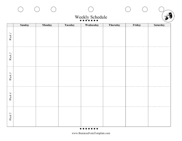 Blank Schedule Ongoing