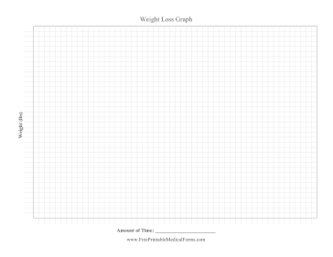 Blank Weight Loss Graph