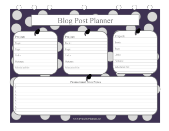 Blog Planner