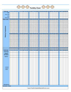 Boy Fertility Chart