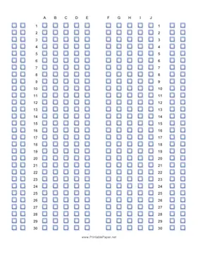 Printable Breadboard Template