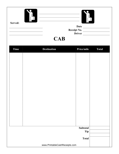 Cab Receipt