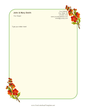 Caesalpinia Letterhead