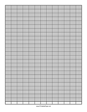 Printable Calendar - 13 Weeks by 6 Days Stock Market Tracker - 25 Points with Quarter-Point per Division