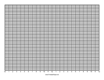 Printable Calendar - 1 Day by Quarter Hour - 100 Divisions with Index Lines - Landscape