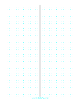 Printable Cartesian Grid - dots