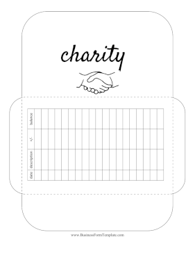 Charity Cash Envelope