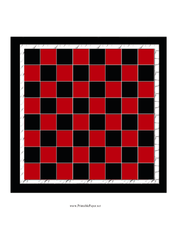 Printable Checkerboard