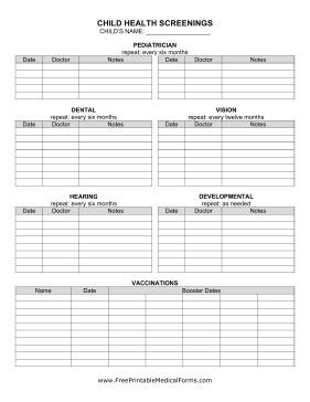 Child Medical Tracker