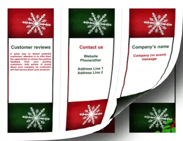 Printable Christmas Brochure-Trifold