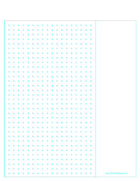 Printable Cornell Dot Paper Right