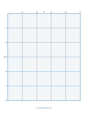 Printable Cross-stitch 14 Lines per Division