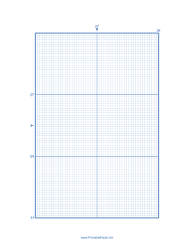 Printable Cross-stitch 27 Lines per Division