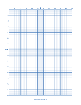 Printable Cross-stitch 6 Lines per Division