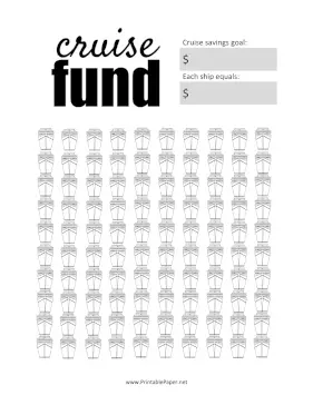 Printable Cruise Fund