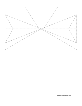 Printable Delta Paper Airplane