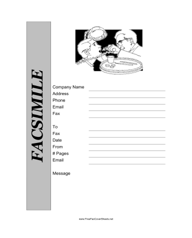 Dental fax cover sheet