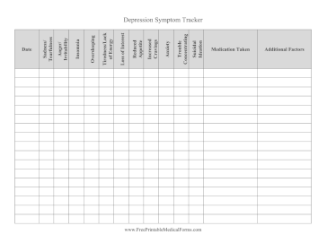 Depression Symptom Tracker