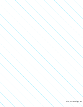 Printable Diagonal Left Right 1 Inch