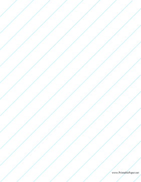 Printable Diagonal Right Left 1 Inch