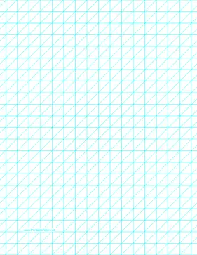 Printable Diagonals Left With Half-Inch Grid