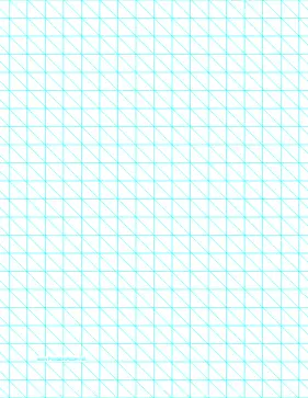 Printable Diagonals Right With Half-Inch Grid