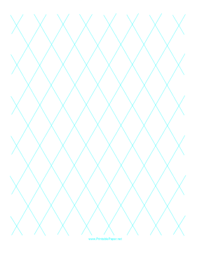 Printable Diamond Graph Paper 2 Inch