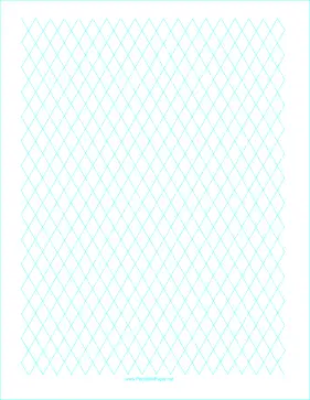 Printable Diamond Graph Paper 2cm