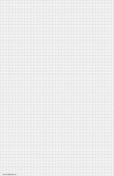 Printable Dot Paper with seven dots per inch spacing on ledger-sized paper