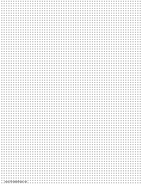 Printable Dot Paper with seven dots per inch spacing on letter-sized paper