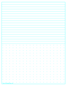 Printable Dots And Lines Letter