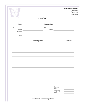 Elegant Invoice Template