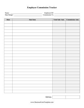 Employee Sales Commission Tracker