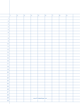 Printable Evidence Data Paper