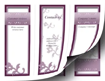 Printable Fancy Brochure-Trifold