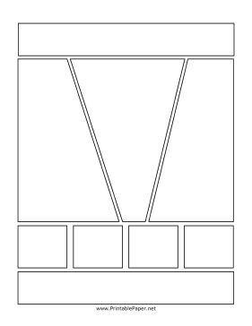 Printable Fight Scene Comic Template