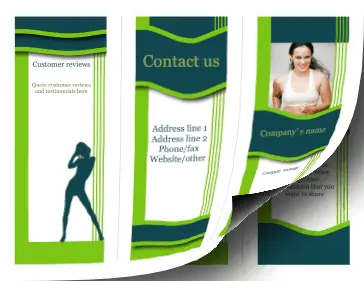 Printable Fitness Brochure-Trifold