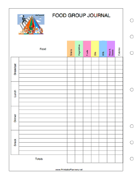 Food Group Journal - Left