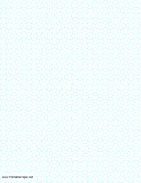 Printable Fourth Inch Pentagon Graph Paper