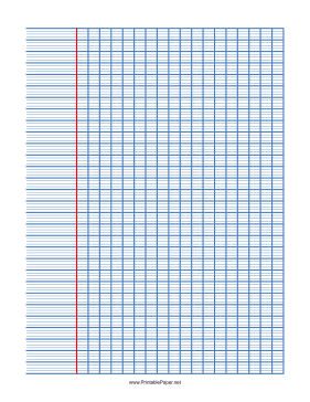 Printable French Ruled-Letter