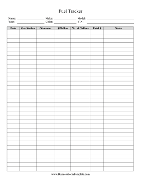 Fuel Tracker