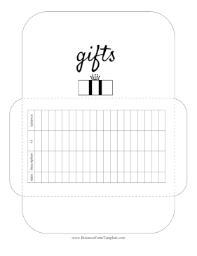 Gifts Cash Envelope