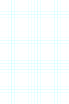 Printable Graph Paper with 1 Line per Inch and Heavy Index Lines on Poster-Sized Paper