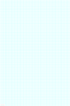 Printable Graph Paper with 6 Lines per Inch and Heavy Index Lines on Poster-Sized Paper